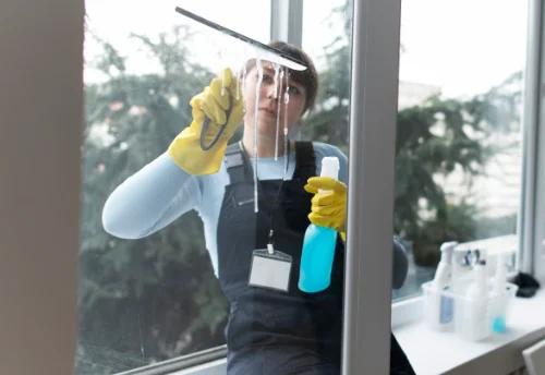 Nettoyage de vitres intérieures et extérieures à Saint-Martin-le-Vieux